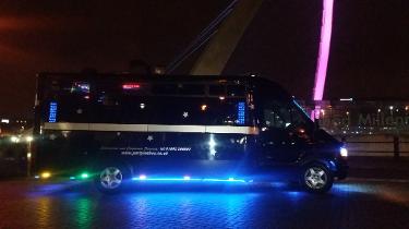 Newcastle party bus hire covering Sunderland, Ashington, and Northumberland. 